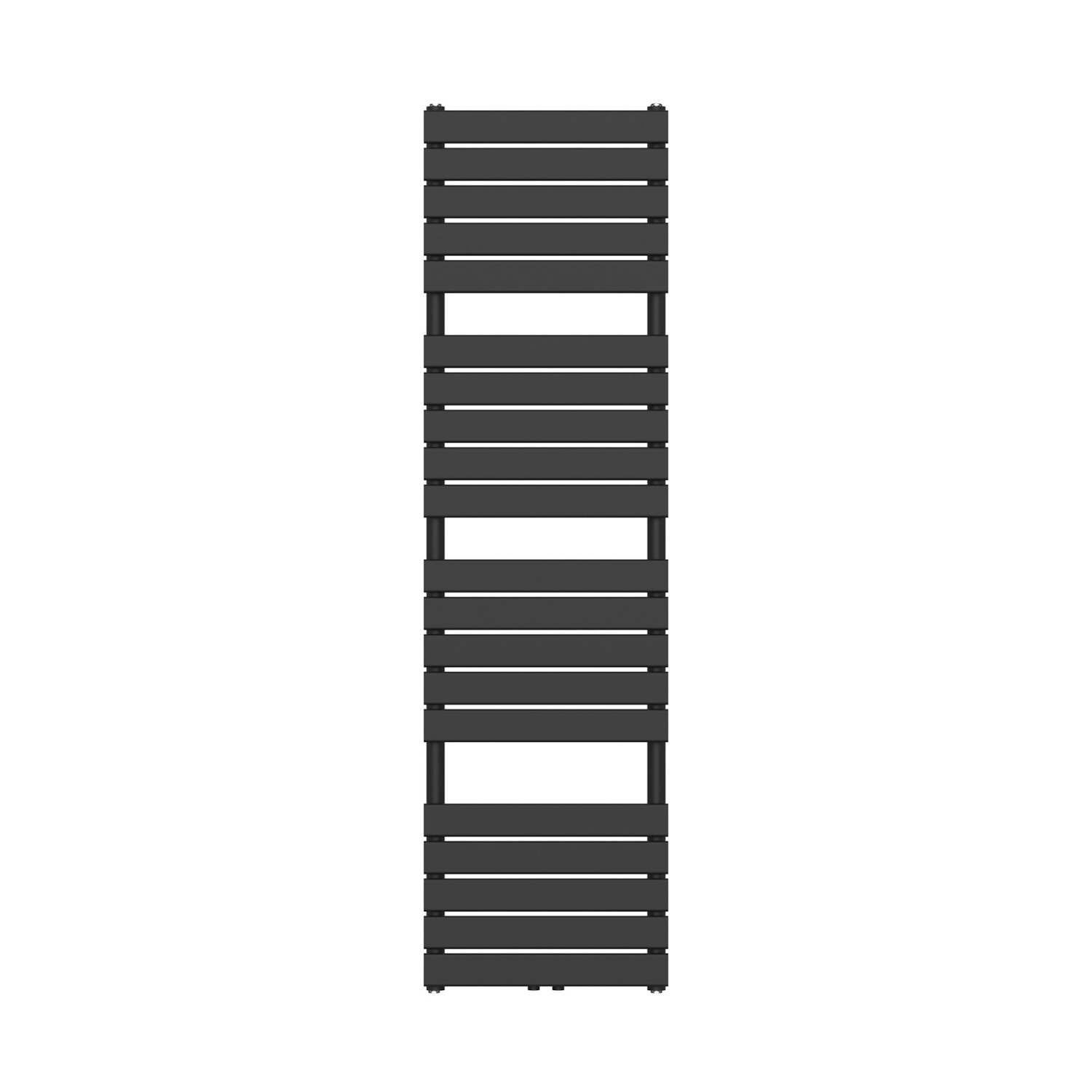 Handdoekradiator BWS Ress Middenaansluiting 180x50 cm Zwart Boss & Wessing