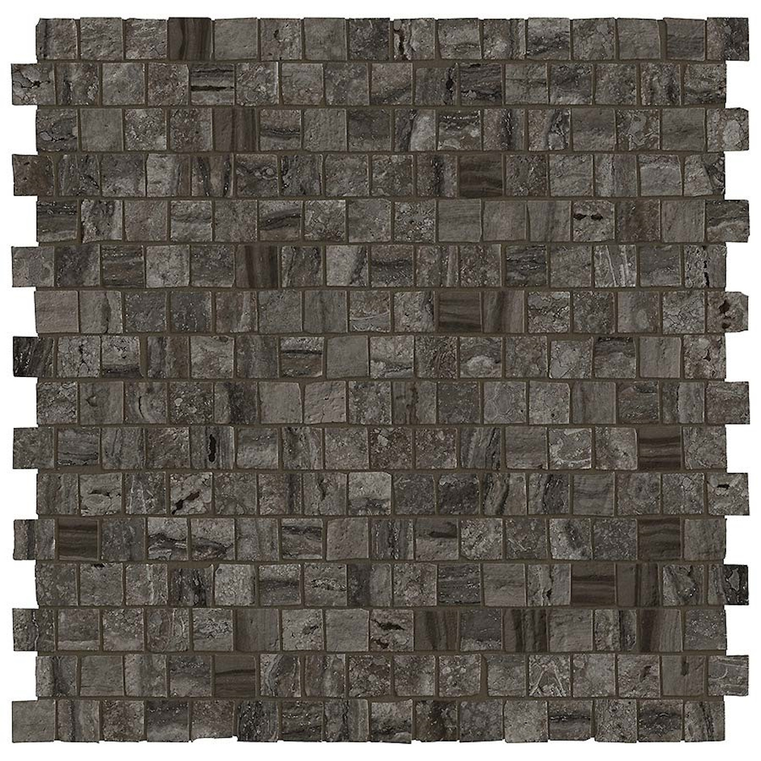 Mozaiek Kronos Nativa Mattoncino 30x30 cm Lapillo Grijs Kronos