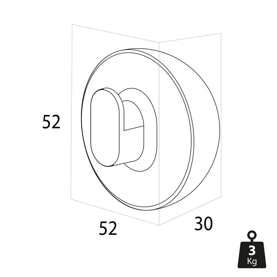 Handdoekhaak Groot Tiger Cooper Goud