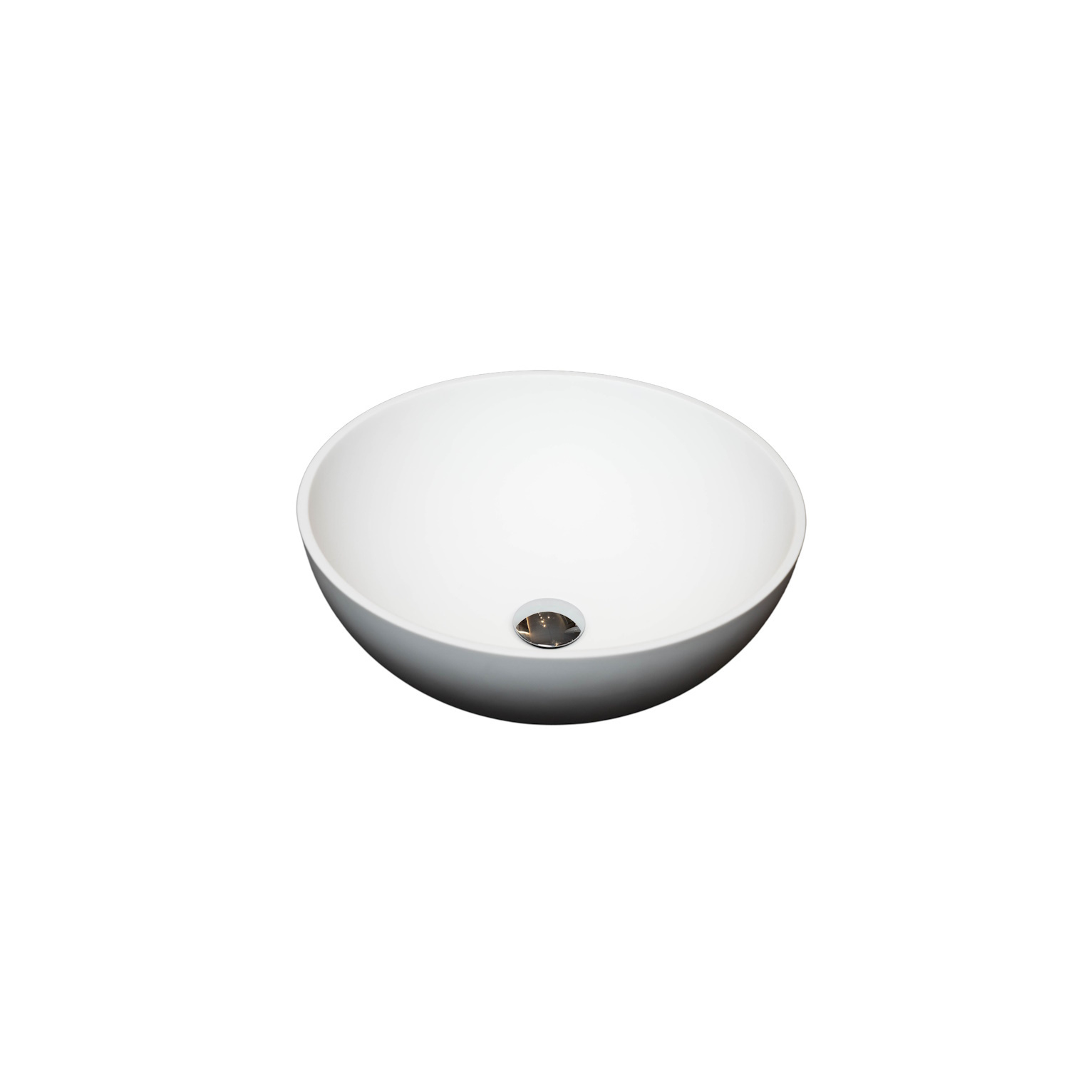 Waskom Loutro Zora M Rond 40x40x15.5 cm Mat Wit Loutro