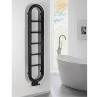 Handdoekradiator Sapho Horizon Recht 33x150 cm Chroom