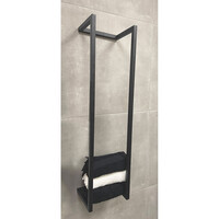 Handdoekrek Wiesbaden Loft 95x25 Cm Gunmetal