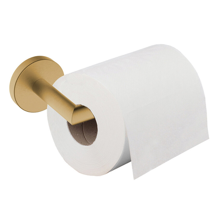 Toiletrolhouder BWS Antonia Met Vaste Arm Geborsteld Messing