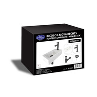 Fonteinpack Best Design Maya Mini Block Rechts Gunmetal