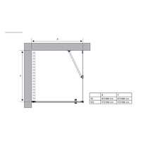 Douchecabine Sealskin Hooked Draaideur met Zijwand 90x90x200 cm Helder Glas Mat Zwart