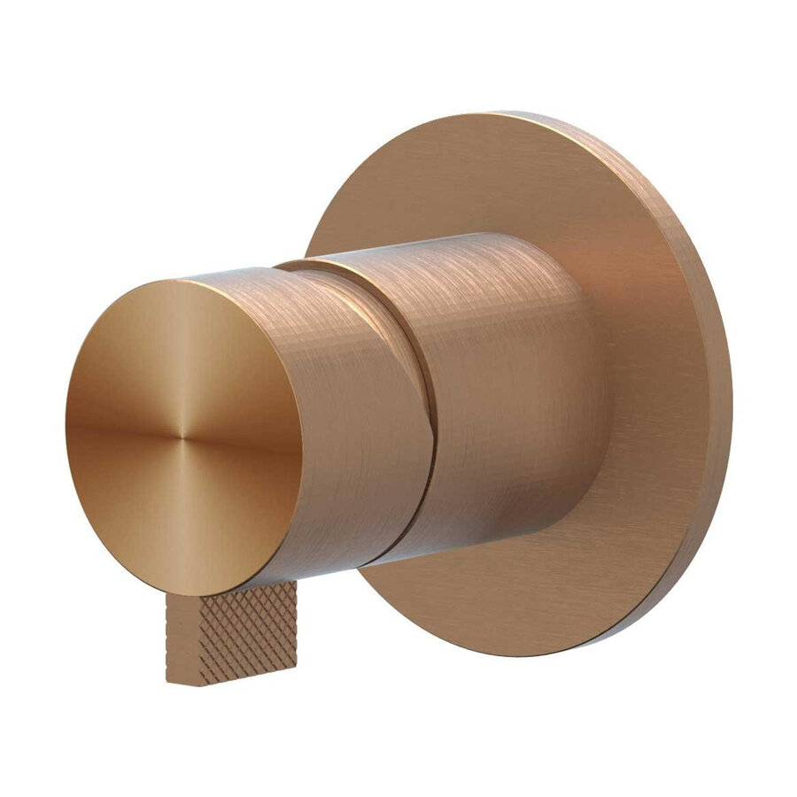 Inbouw Douchemengkraan IVY Tribe Eenhendel Inclusief Inbouwdeel RVS316 Geborsteld Mat Koper PVD