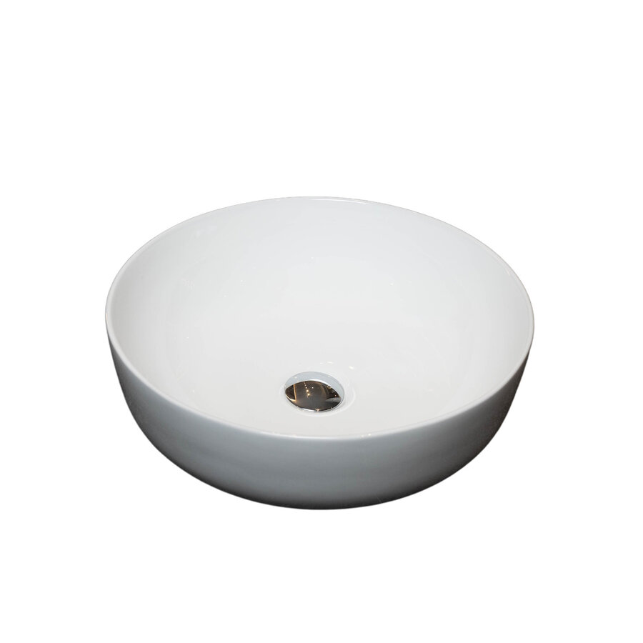 Waskom Loutro Drossia M Rond 41.5x41.5x13 cm Mat Wit