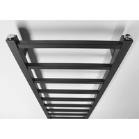 Designradiator Sapho Metro Light 40 x 114 cm Mat Zwart