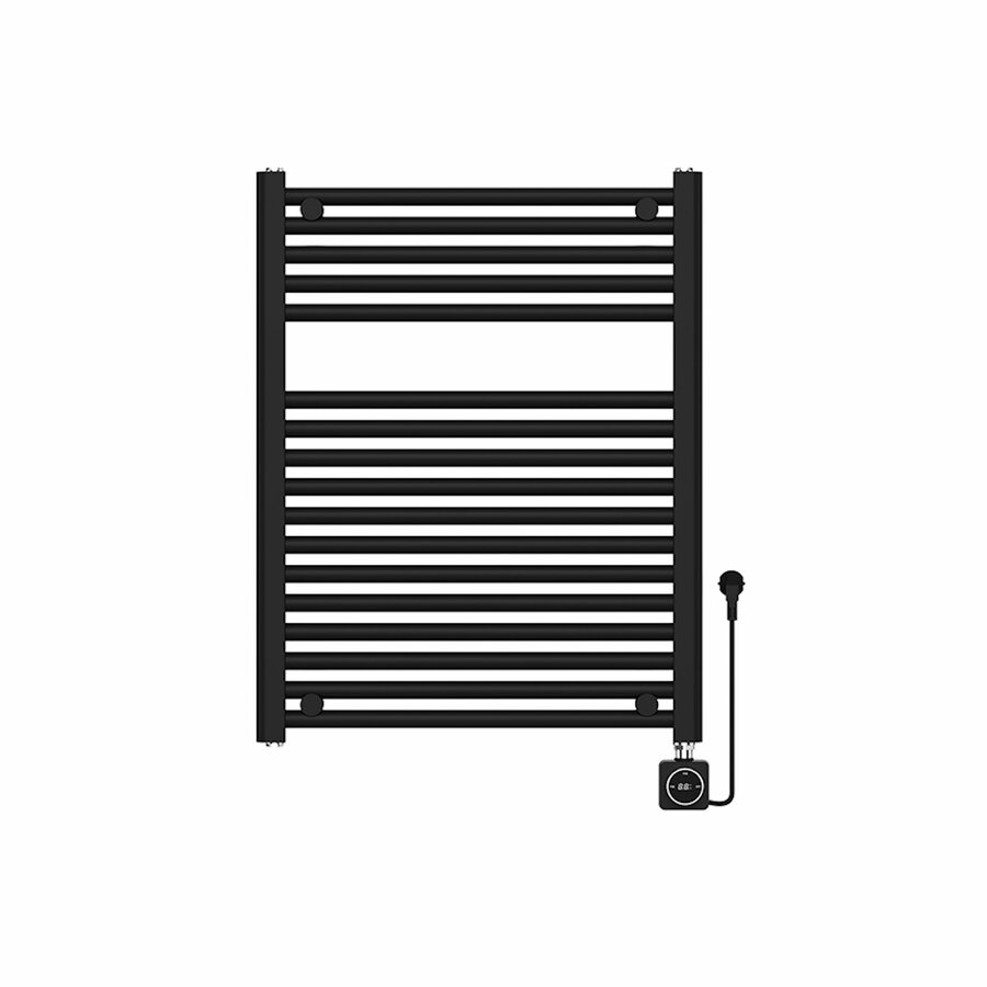 Elektrische Radiator BWS Lara 76.6x60 Cm Smart Wifi Mat Zwart