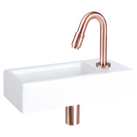 Koudwaterkraan Differnz Bow 19 cm Rood Koper