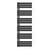 Boss & Wessing Handdoekradiator BWS Boss Links aansluiting 1021W 180x60 cm Mat Zwart