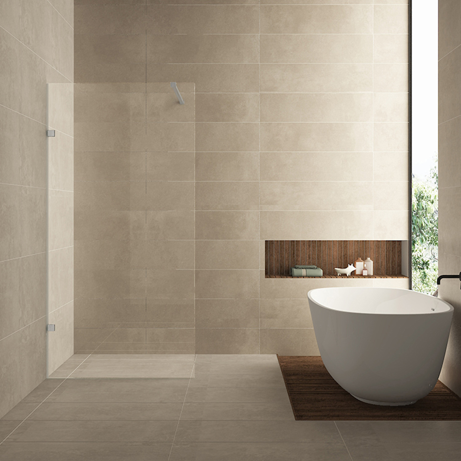 Glasplaat BWS Miley 60x200 cm 8 mm Nano Helder Glas Boss & Wessing