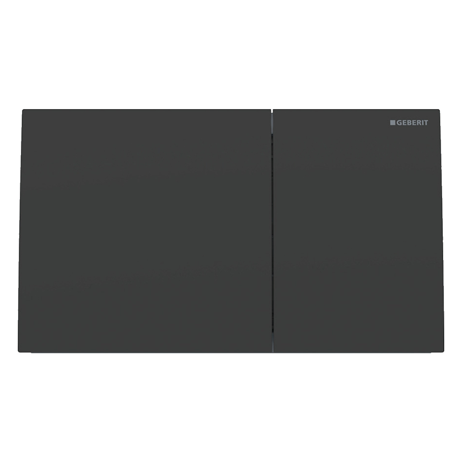 Geberit Drukplaat Sigma 70 Frontbediening 2-toets Glas Mat Zwart