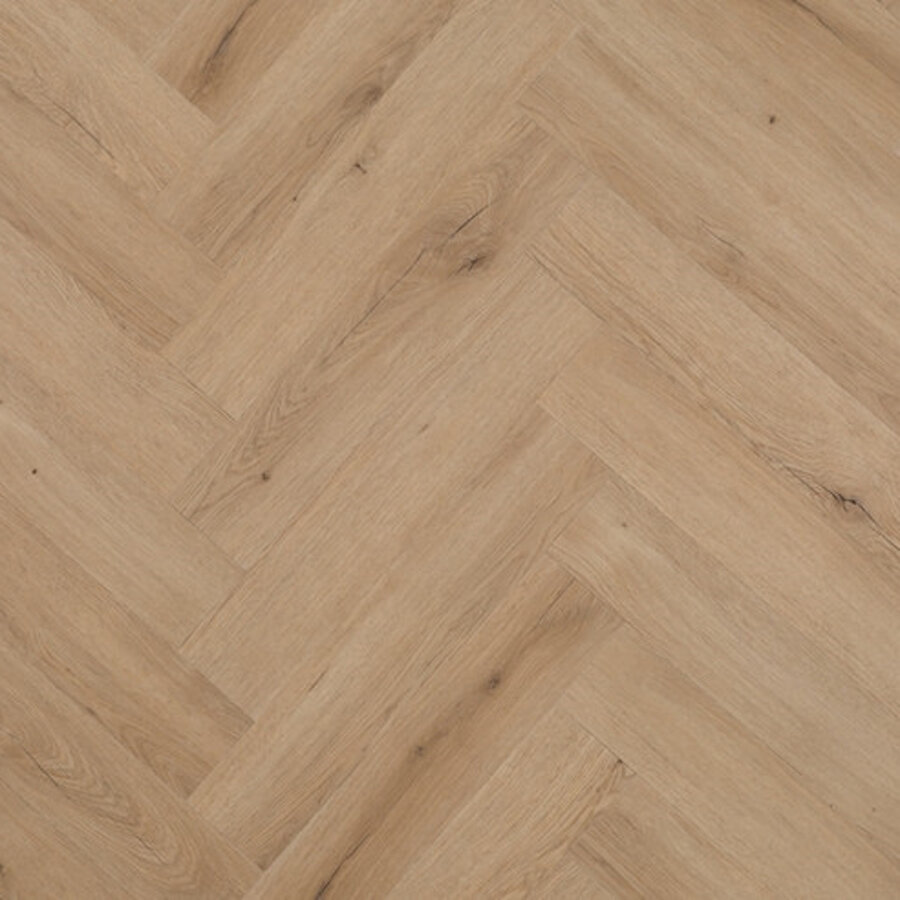 Vloertegel Bobeau Mantaro 12.5 x 62.5 cm 6.5 mm PVC Houtlook Mat Beige (Prijs per M2)