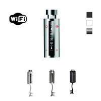 Radiator Sanicare Denso Met WiFi 180 x 40 cm Mat Wit Met Thermostaat Zwart Rechtsonder