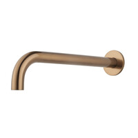 Baduitloop Inbouw Wiesbaden Caral Rond 30 Cm 1/2 Geborsteld Brons Koper