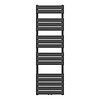 Boss & Wessing Handdoekradiator BWS Ress Middenaansluiting 160x50 cm Zwart