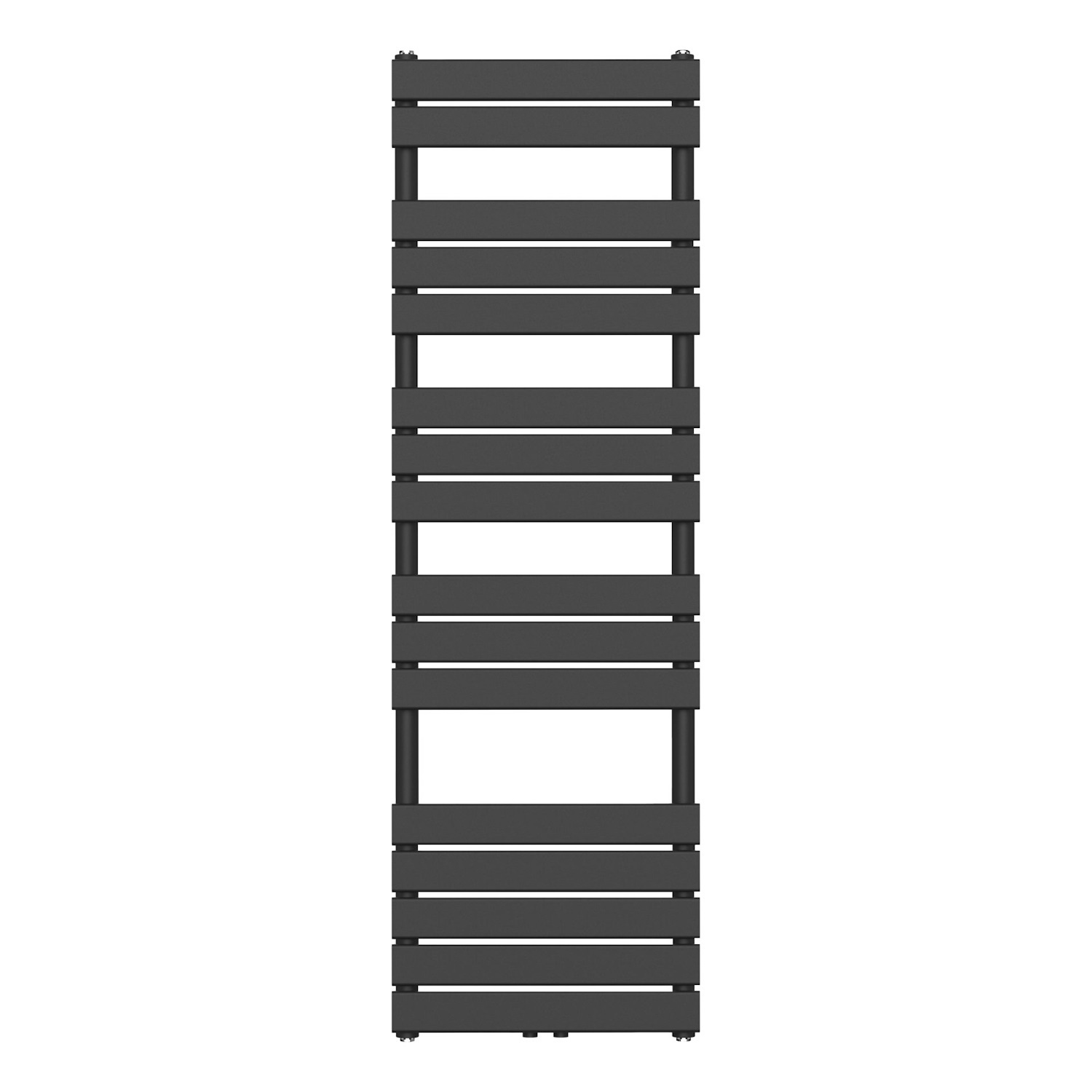 Handdoekradiator BWS Ress Middenaansluiting 160x50 cm Zwart Boss & Wessing