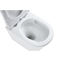 Wandcloset Sanilux Turbo Flush Standaard 36,5x52x35,5 cm Met Softclose Zitting Wit