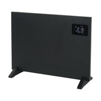 Convector Verwarming Eurom Sani Alutherm 800XS Voor in de Badkamer met Wi-Fi Zwart