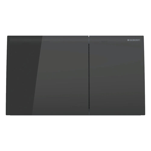 Drukplaat Geberit Sigma 70 Frontbediening 2-toets Glas Zwart 
