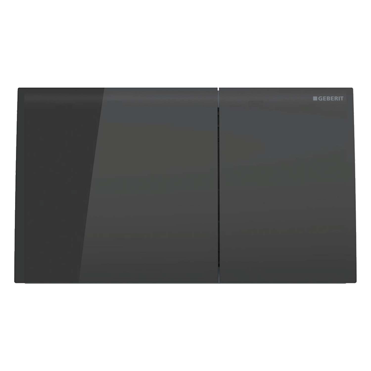 Geberit Drukplaat Sigma 70 Frontbediening 2-toets Glas Zwart