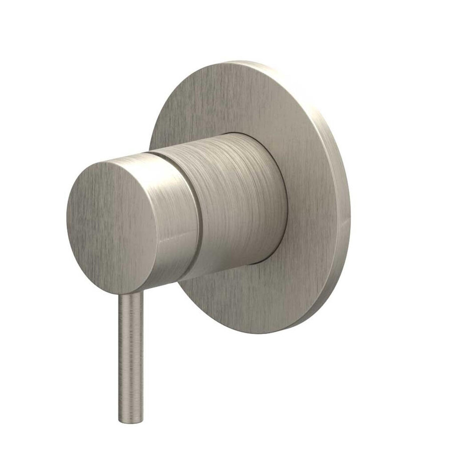 Afbouwdeel IVY Bond Inbouw douchemengkraan Met Ronde Rozet Geborsteld Nickel PVD