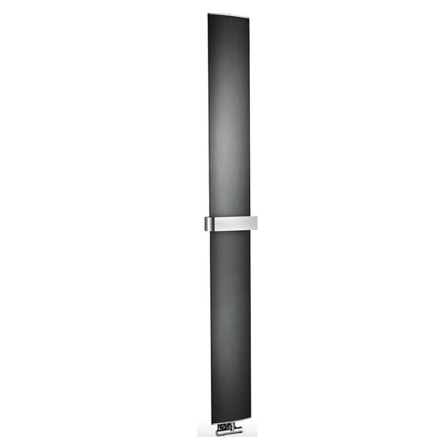 Designradiator Sapho Othello 30x189 cm Mat Zwart Sapho