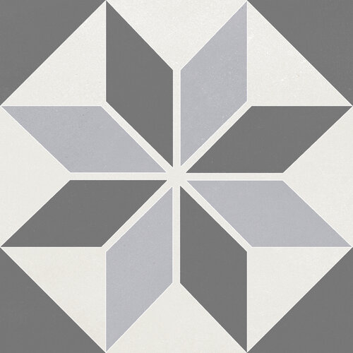 Vloer en Wandtegel Mykonos Hydrolic Sterren 20x20 Cm (Prijs per M2) 