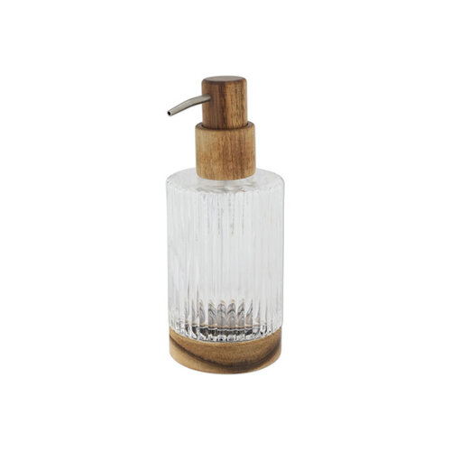 Zeeppomp Haceka Lijnen Mat Glas Acaciahout 