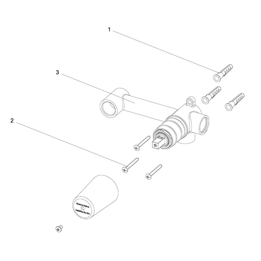 Inbouwdeel Eenhendel Wiesbaden Slim Wastafelkraan Met Coldstart