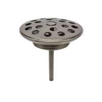 Afvoerplug BWS Luks 5/4 Geborsteld Staal