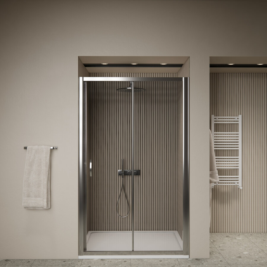 Schuifdeur BWS Arema 120x190 cm Profiel Chroom