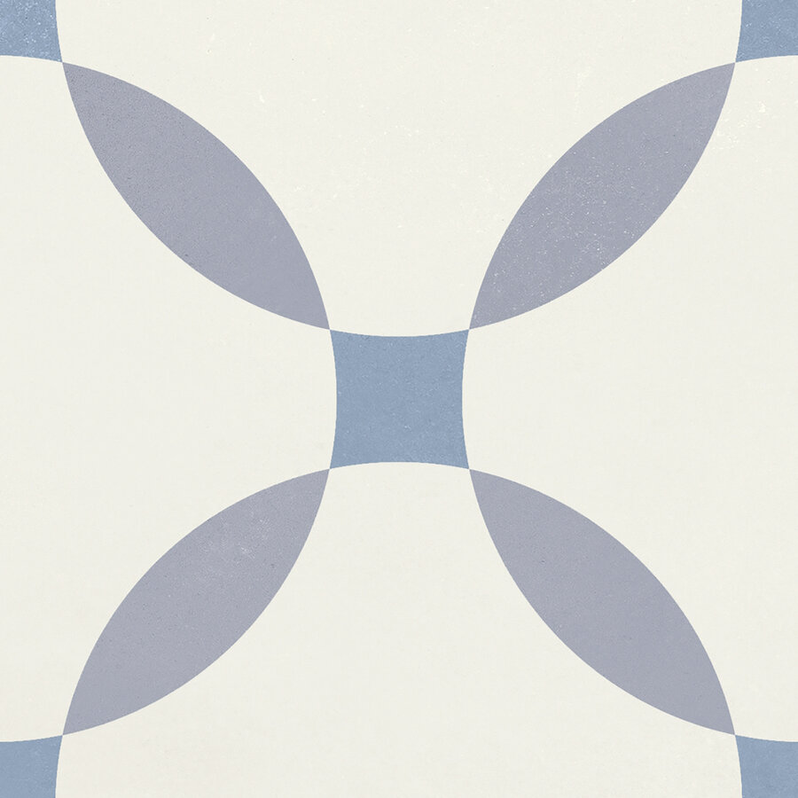 Vloer en Wandtegel Mykonos Hydrolic Calisson Blauw 20x20 Cm (Prijs per M2)