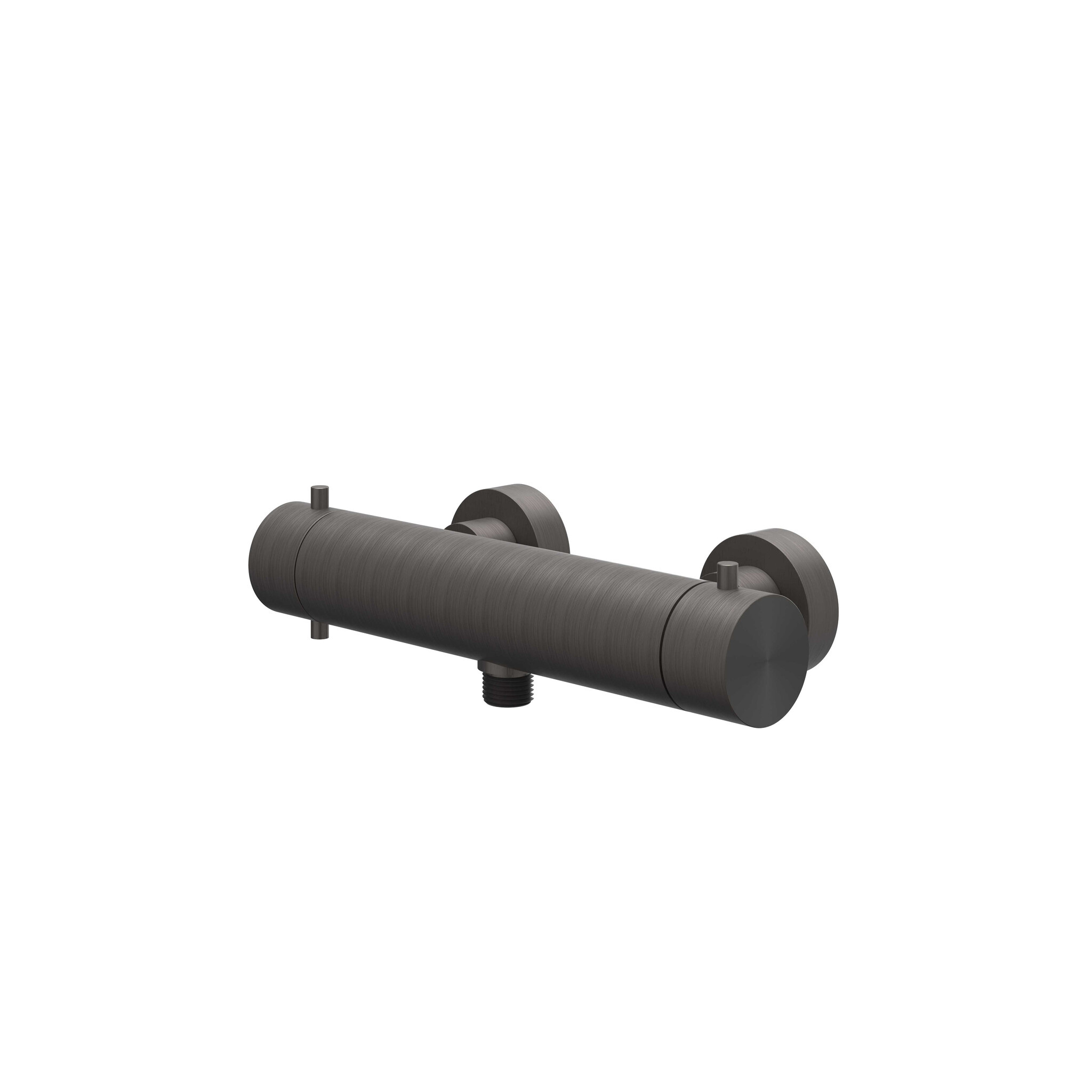 Douchethermostaatkraan IVY Concord Opbouw Cooltouch RVS316 Geborsteld Carbon Black PVD IVY