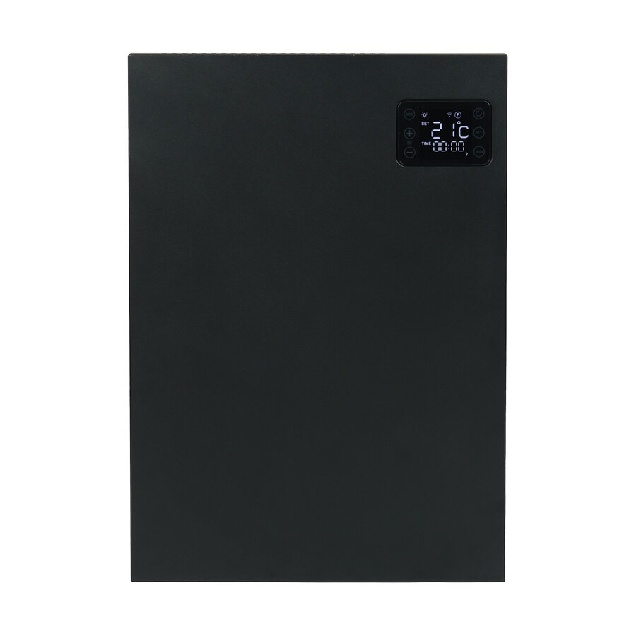 Convector Verwarming Eurom Sani Alutherm 800W Voor in de Badkamer met Wi-Fi Zwart