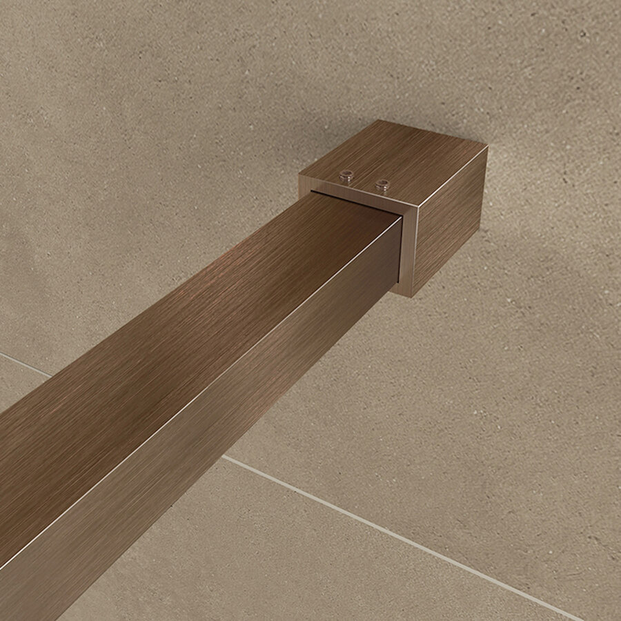 Profielset Met Stabilisatiestang BWS Smile 120cm Geborsteld Brons Koper