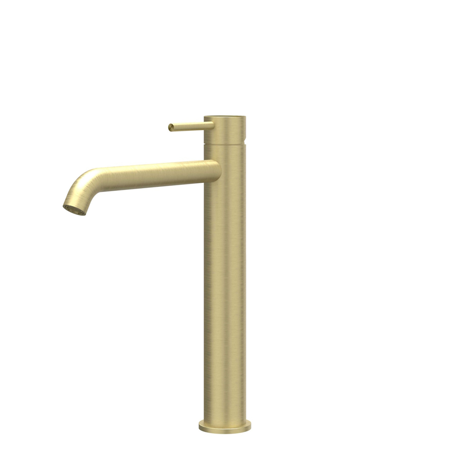 Wastafelkraan IVY Concord Model L Coldstart RVS316 Geborsteld Mat Goud PVD IVY