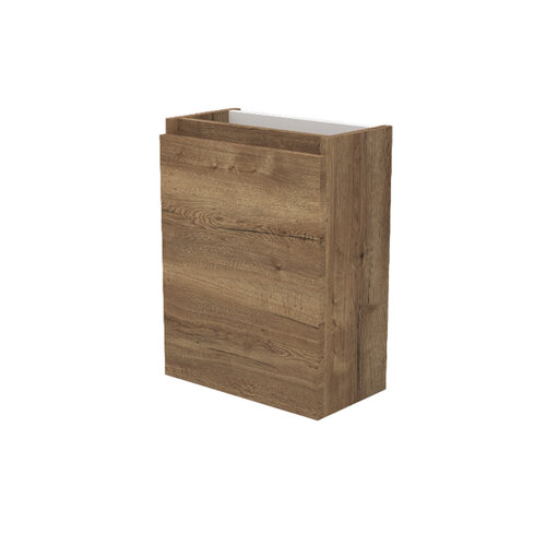 Fonteinkast Sanilux Trendline 52x40x22 cm Links Softclose Tabak Oak 