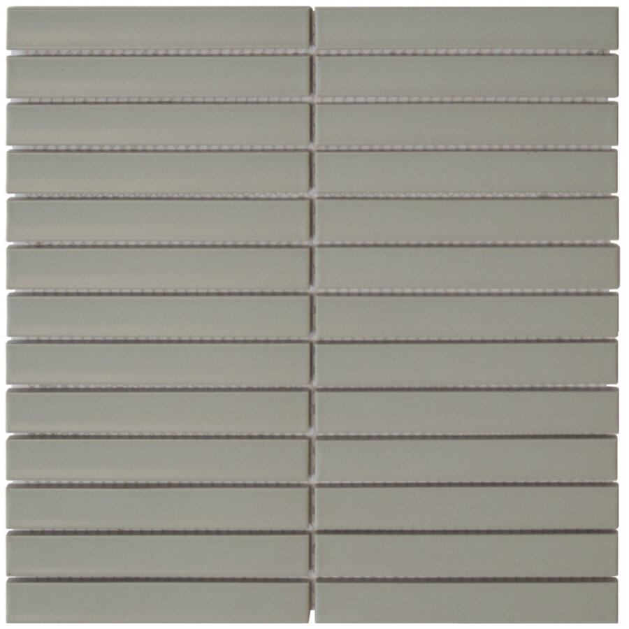 Mozaïek Sevilla Kit-Kat 29.6x29.9 cm Geglazuurd Porselein, Mat Sage Green (Prijs per 0.89 M2)