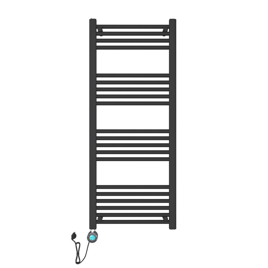 Elektrische Radiator BWS June 900W 120x50 cm Mat Zwart