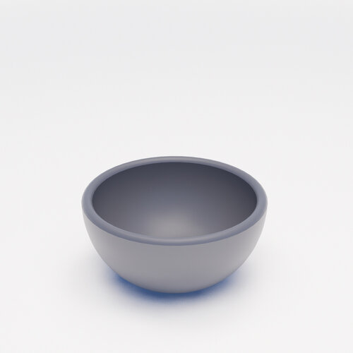 Waskom BWS Nox Mini 20 cm Solid Marmo Lei Grijs 