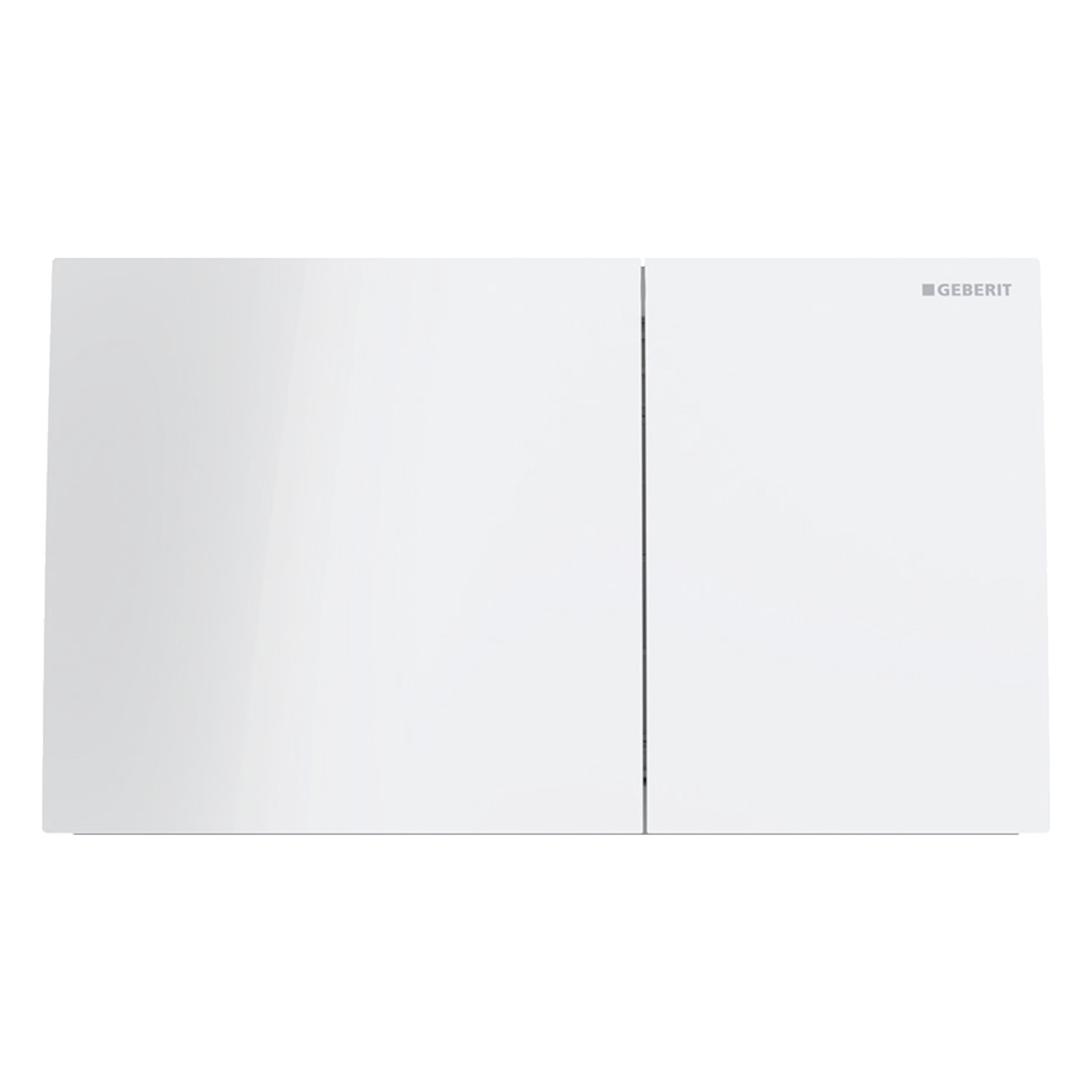 Geberit Drukplaat Sigma 70 Frontbediening 2-toets Glas Wit