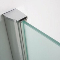 Douchewand BWS Highrise 90x225cm Nano chroom Verhoogd