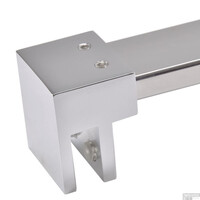 Douchewand BWS Highrise 90x225cm Nano chroom Verhoogd