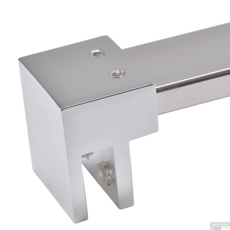 Douchewand BWS Highrise 90x225cm Nano chroom Verhoogd