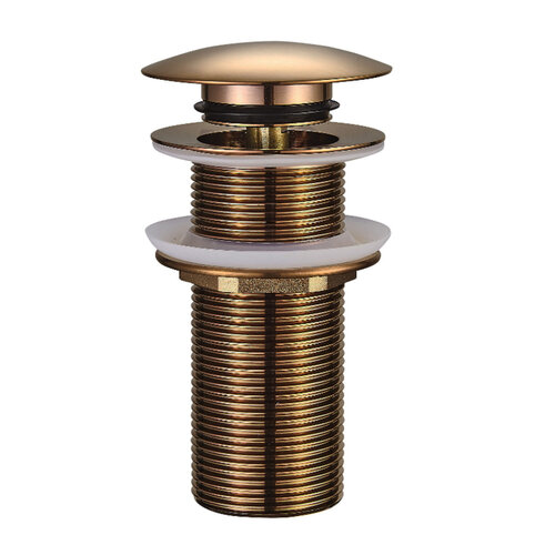 Clickwaste Wiesbaden Caral Verlengd 5/4" Geborsteld Brons Koper 