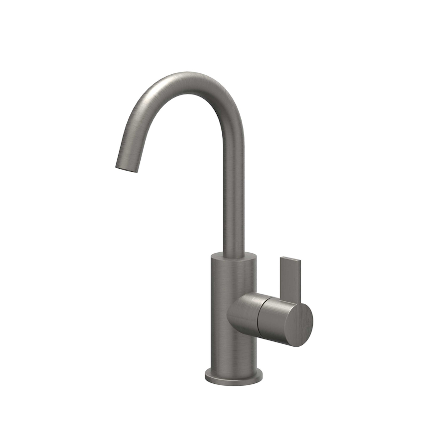 Wastafelkraan IVY Pact Draaibare Uitloop Coldstart Geborsteld Metal Black PVD IVY