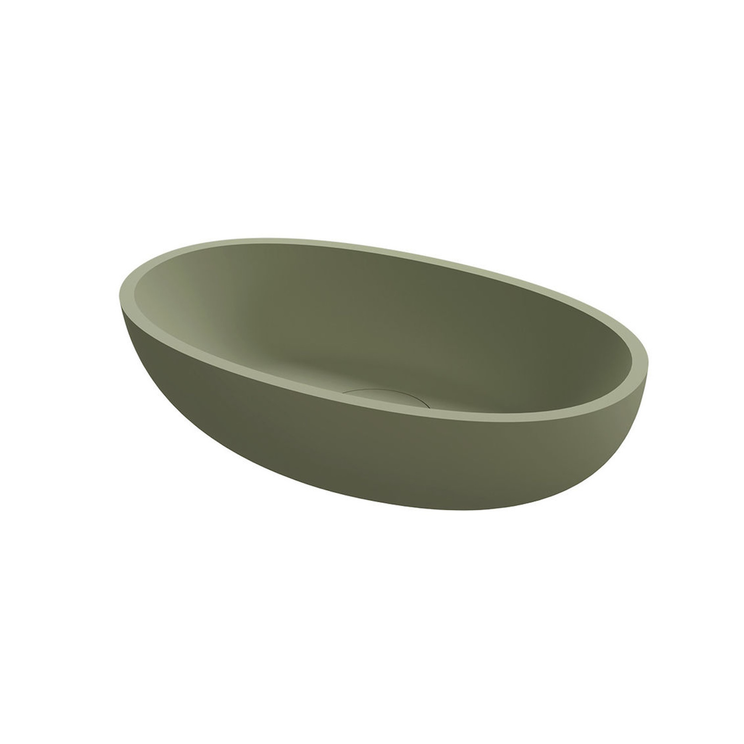 Waskom Riho Escala 55x32 cm Solid Surface Mat Moss Green Riho