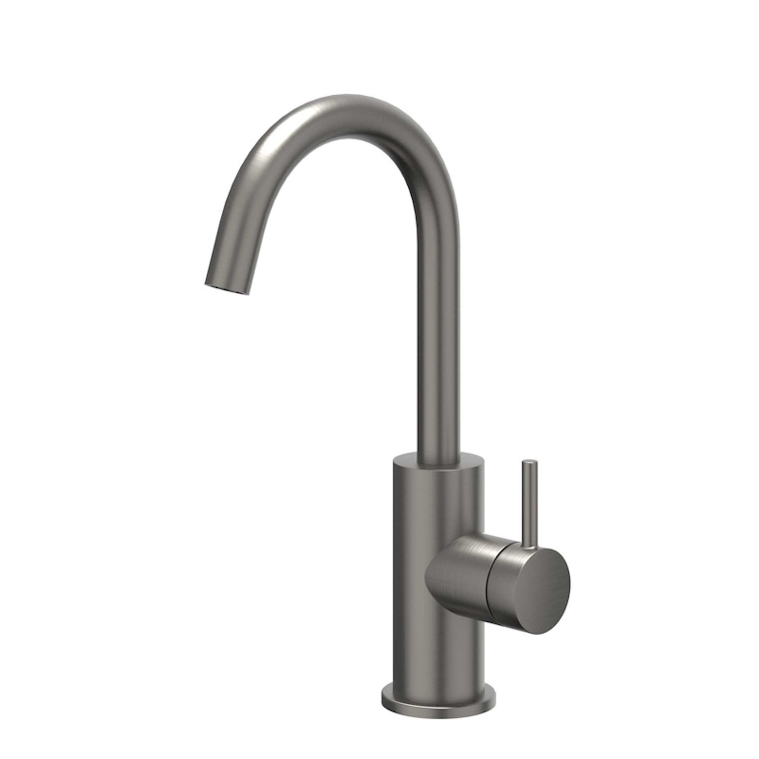 Wastafelkraan IVY Bond Draaibare Uitloop Coldstart Geborsteld Metal Black PVD IVY